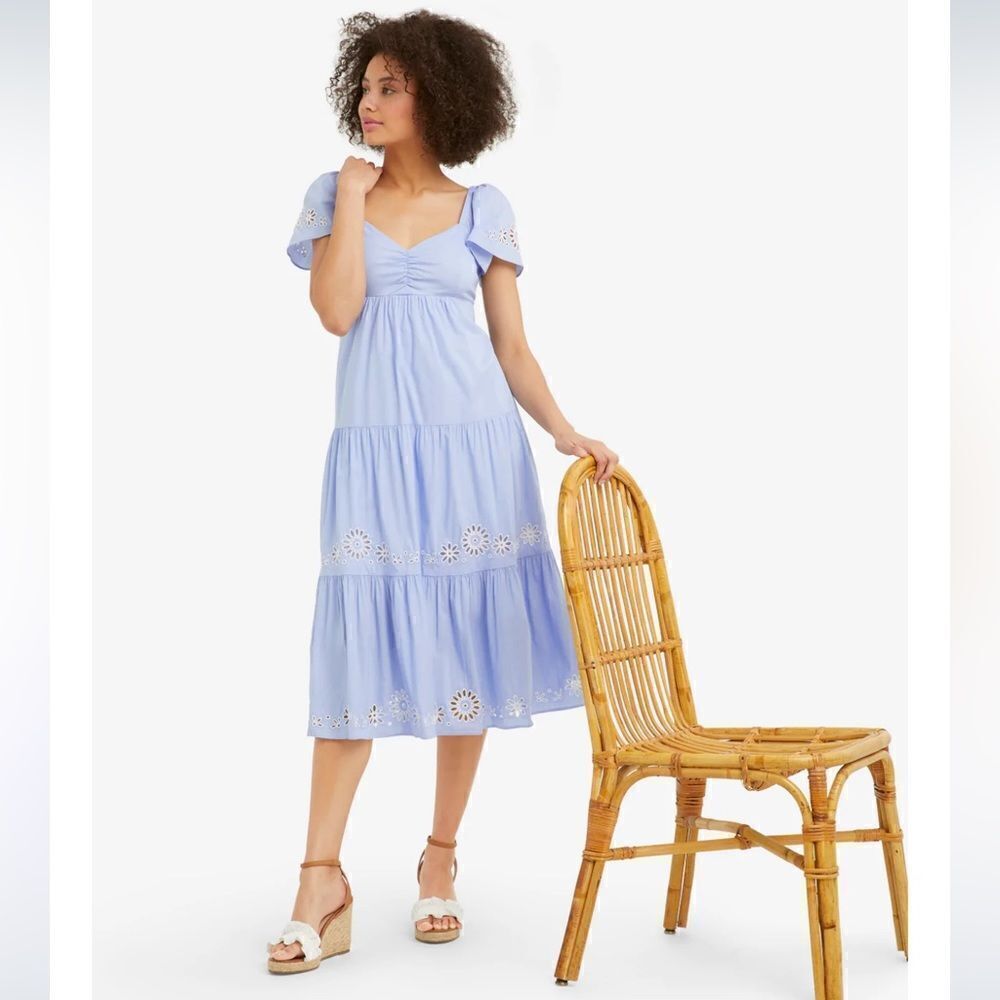 Draper James Emily eyelet Midi Dress size 4